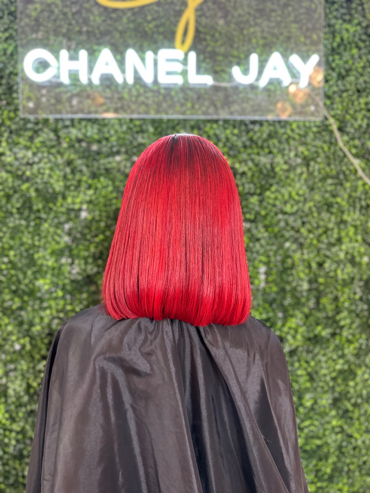 5x5 HD Lace Closure Unit Straight Red Long Bob