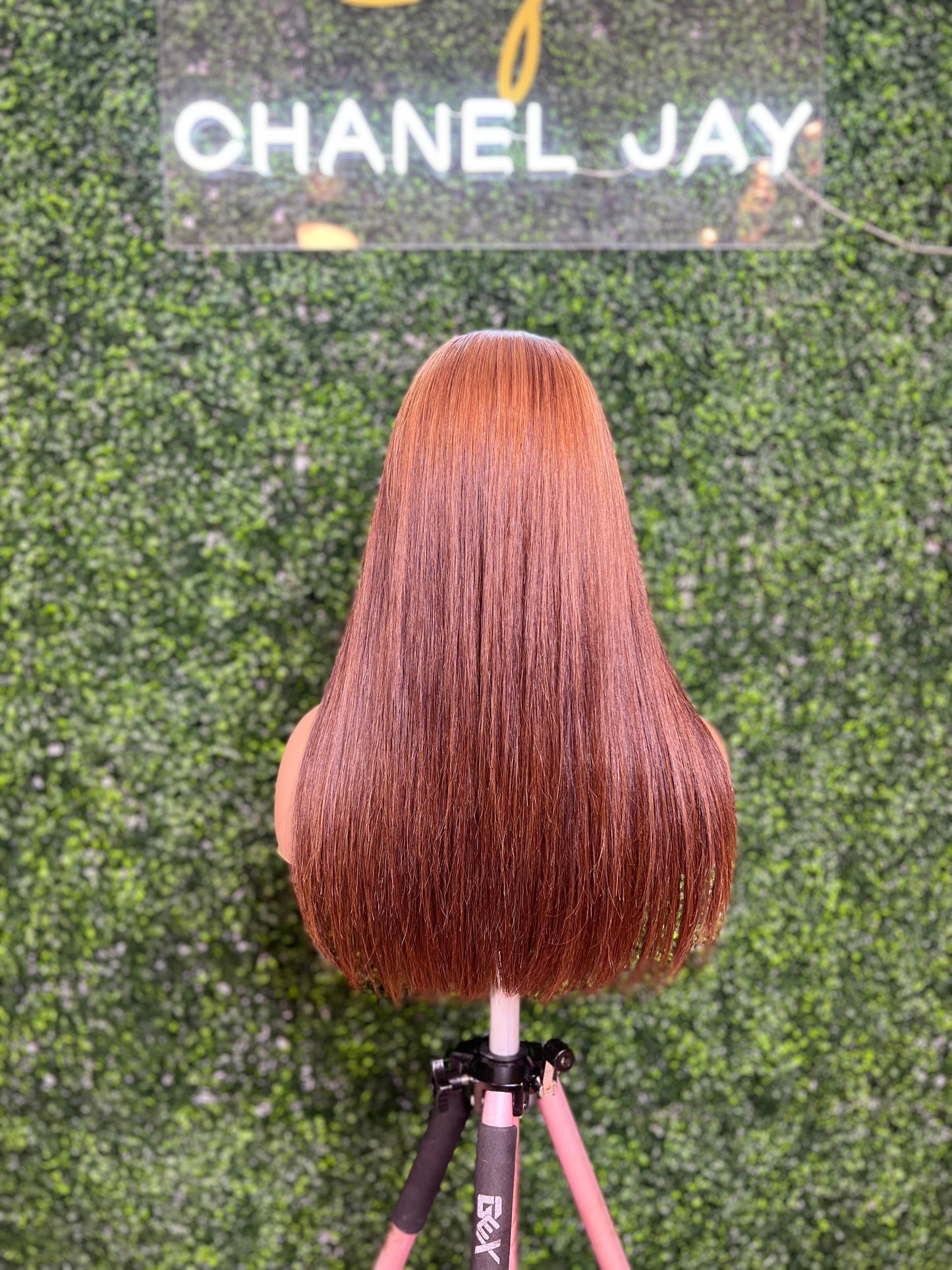 5x5 Straight HD Lace Closure Unit Ash Honey Blonde/Auburn Mix RTG