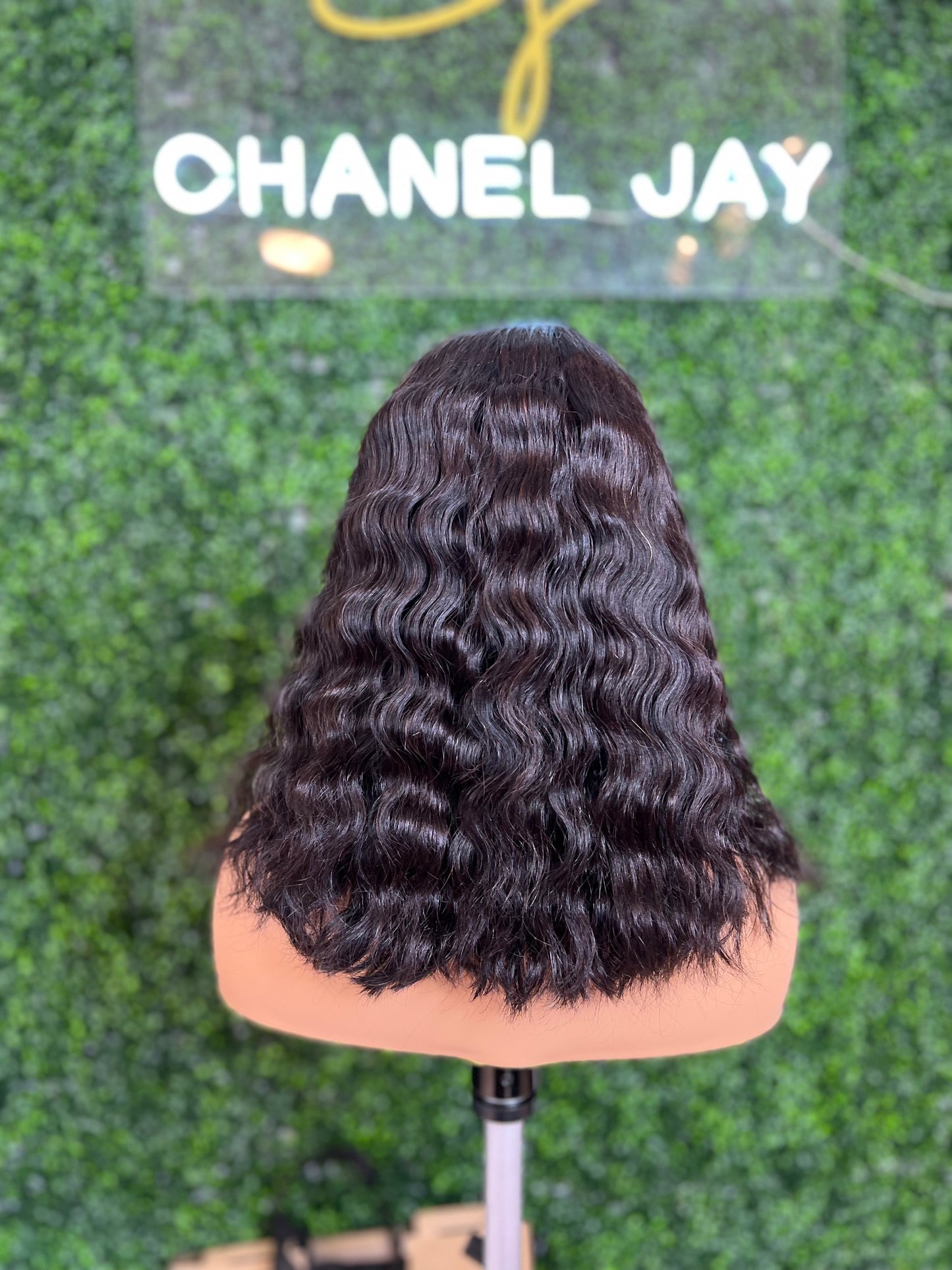 Virgin 5x5 HD Lace Closure Unit Body Wave Long Bob w/ Crimps