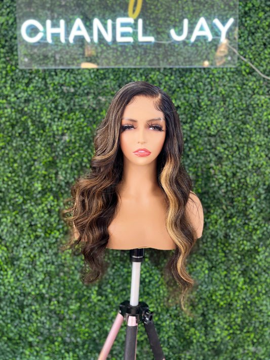 Raw Vietnamese Body Wave 5x5 HD Lace Closure Unit w/ Highlights