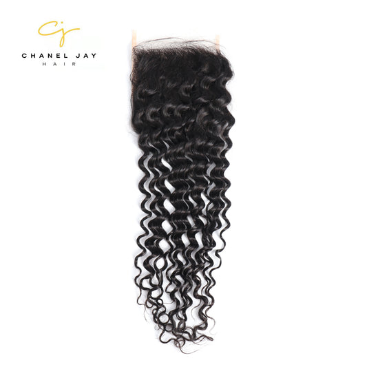 Virgin 5x5 Deep Wave Lace Closure