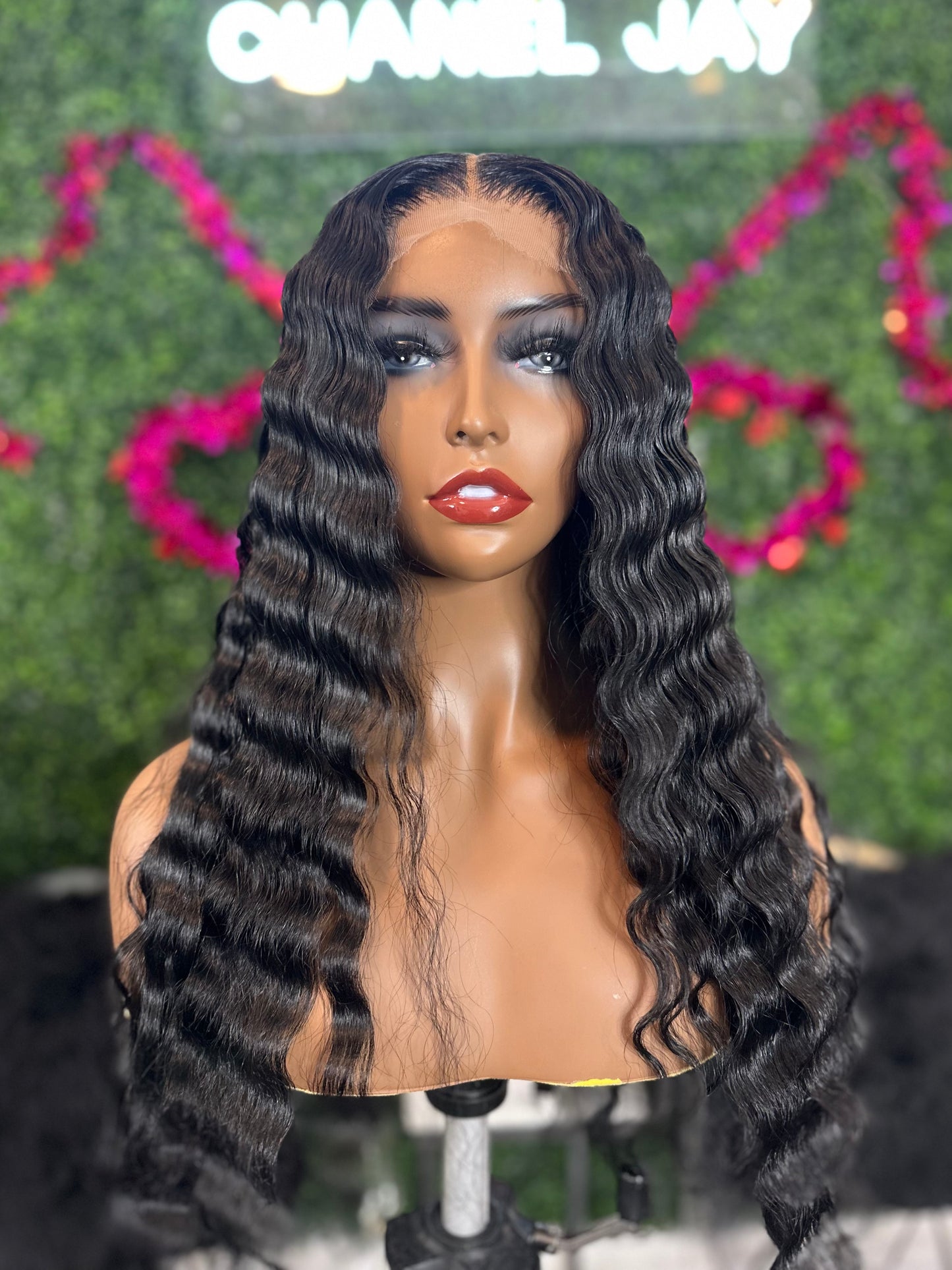 Raw Vietnamese Body Wave w/crimps 5x5 HD Lace Closure Unit Jet Black